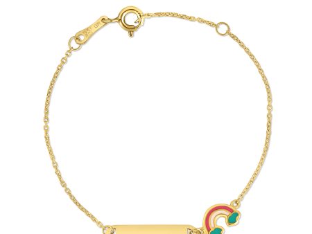 14K Rainbow Childrens Bracelet Online Sale