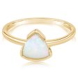 14K Yellow Gold Australian Opal Ring Supply