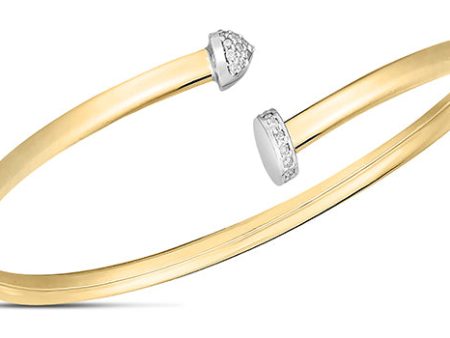 14K Diamond Hardware Bangle Online Hot Sale