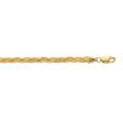 14K Gold 3.5mm Braided Fox Chain on Sale