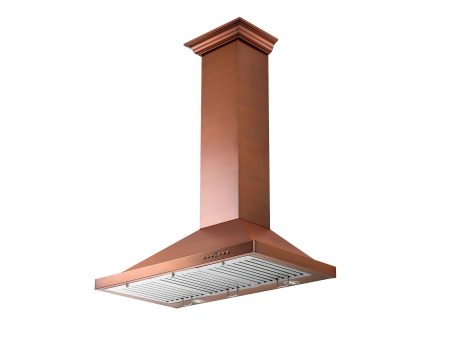 ZLINE Designer Series Wall Mount Range Hood in Copper (8KBC) Online Sale