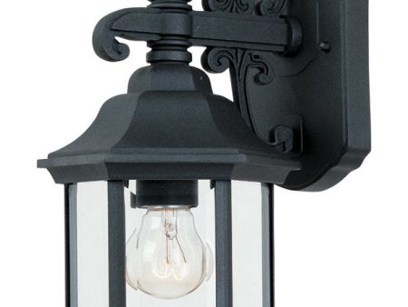 2961-BK Outdoor Wall Lantern, Black Cast Aluminum Fashion