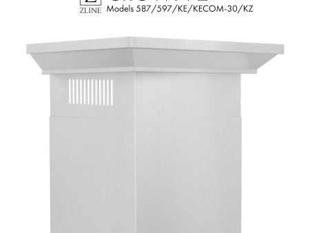 ZLINE Crown Molding 2 For Wall Range Hood (CM2-587 597 KE KECOM-30 KZ) For Discount