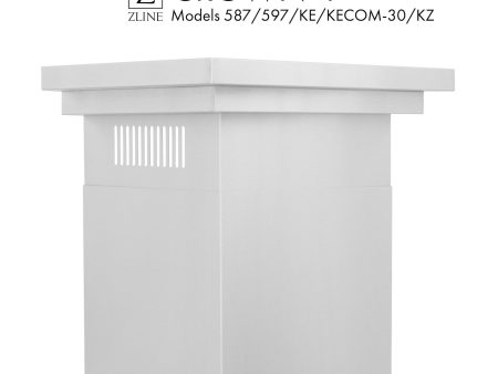 ZLINE Crown Molding 4 For Wall Range Hood (CM4-587 597 KE KECOM-30 KZ) For Discount