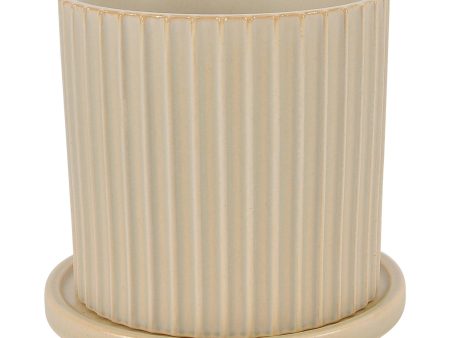 Moe s Home Collection Kuhi Planter Small Light Beige on Sale