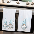 Snowball Gnome Kitchen Towel For Sale