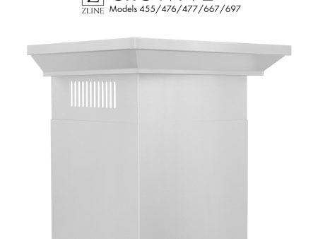 ZLINE Crown Molding Profile 2 for Wall Mount Range Hood (CM2-455 476 477 667 697) Online Hot Sale