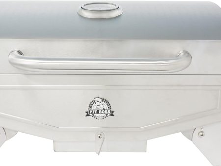 Pit Boss Grills PB100P1 Pit Stop Single-Burner Portable Tabletop Grill , Grey Cheap