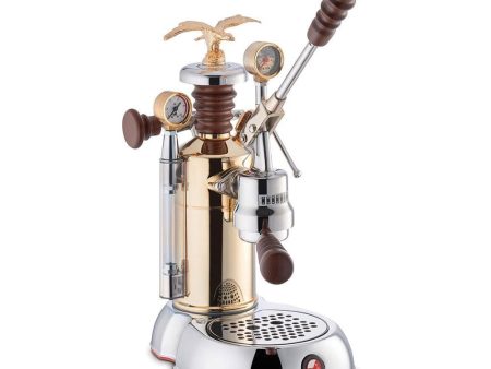 La Pavoni Esperto Competente Brass and Chrome Espresso Machine (ESPCO-16) Cheap