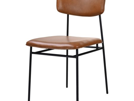 Moe s Home Collection Sailor Dining Chair Brown For Sale