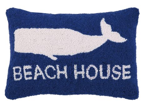 Beach House Whale Hook Pillow Online Sale