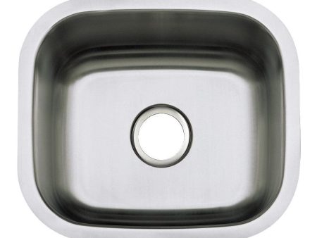 Kingston Brass Undermount Single Bowl Kitchen Sink, Brushed Online Sale