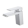 KubeBath Aqua Chiaro Single Lever Bathroom Vanity Faucet in Chrome Online Hot Sale