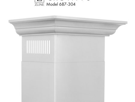 ZLINE Crown Molding Profile 6 for Wall Mount Range Hood (CM6-687-304) Online now