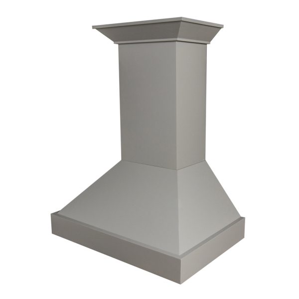 ZLINE 42 in. Convertible Vent Wooden Wall Mount Range Hood in Gray (KBUU-42) Online now