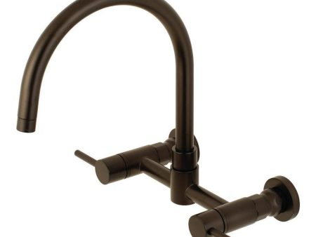 Kingston Brass Concord 8-Inch Centerset Wall Mount Kitchen Faucet Online