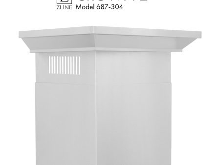 ZLINE Crown Molding Profile 2 for Wall Mount Range Hood (CM2-687-304) Supply