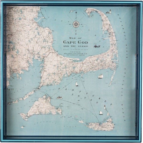 Cape Cod 15  Square Art Tray Online