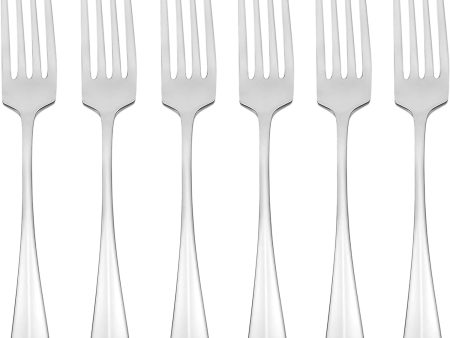 Oneida Savor Everyday Flatware Dinner Forks, Set of 6, 18 0 Stainless Steel, Silverware Set, Dishwasher Safe Discount