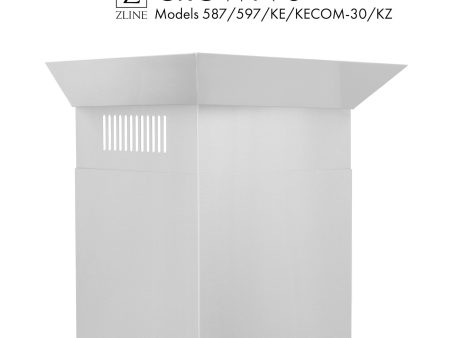 ZLINE Crown Molding 3 For Wall Range Hood (CM3-587 597 KE KECOM-30 KZ) Supply