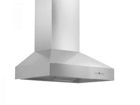 ZLINE Wall Mount Range Hood in Stainless Steel - Includes Remote Blower 400 700CFM Options (697-RD RS) Online