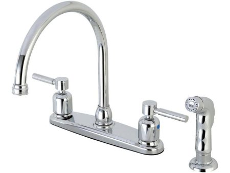 Kingston Brass Concord 8-Inch Centerset Kitchen Faucet with Sprayer Discount