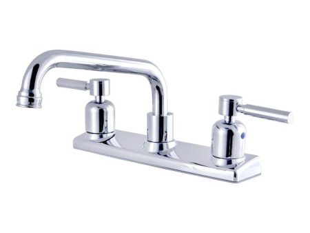 Kingston Brass Concord 8-Inch Centerset Kitchen Faucet, Polished Chrome For Cheap