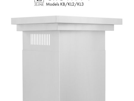 ZLINE Crown Molding 4 For Wall Range Hood (CM4-KB KL2 KL3) For Sale