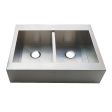 Kingston Brass Edinburg Drop-In 36 Inch Double Bowl Kitchen Sink, Brushed Online Sale