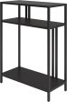 Henn&Hart 22  Wide Rectangular Console Table with Metal Shelves in Blackened Bronze, Entryway Table, Accent Table for Living Room, Hallway Online now