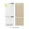 ZLINE Autograph Edition 30 in. 16.1 cu. ft. Panel Ready Built-In Bottom Freezer Refrigerator with Water Dispenser and Ice Maker with Polished Gold Accents (RBIVZ-30-G) Supply