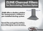 ZLINE Charcoal Replacement Filters for Models 587, 597, and 9597 (Set of 2) (CF1-587 597 9597) Cheap