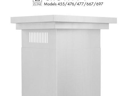 ZLINE Crown Molding 4 For Wall Range Hood (CM4-455 476 477 667 697) Online Sale