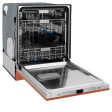 ZLINE 24 in. Monument Series 3rd Rack Top Touch Control Dishwasher in Copper with Stainless Steel Tub, 45dBa (DWMT-C-24) Cheap