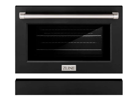 ZLINE Paramount Series Range Door in Black Matte with Size Options (SR-DR-BLM) on Sale