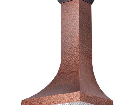 ZLINE Designer Series Hand-Hammered Copper Finish Wall Range Hood (8632H) For Cheap