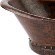 Premier Copper 20 in. Bathtub Vessel Hammered Copper Sink (VBT20DB) on Sale