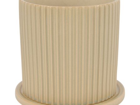 Moe s Home Collection Kuhi Planter Large Light Beige For Discount