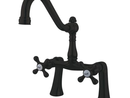 Kingston Brass Restoration 7-Inch Center Deck Mount Clawfoot Tub Faucet Online