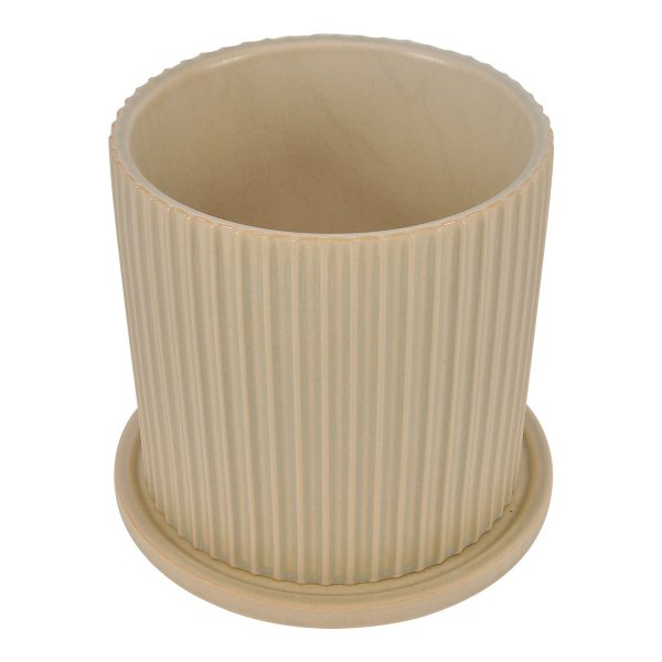 Moe s Home Collection Kuhi Planter Large Light Beige For Discount