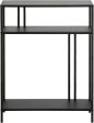 Henn&Hart 22  Wide Rectangular Console Table with Metal Shelves in Blackened Bronze, Entryway Table, Accent Table for Living Room, Hallway Online now