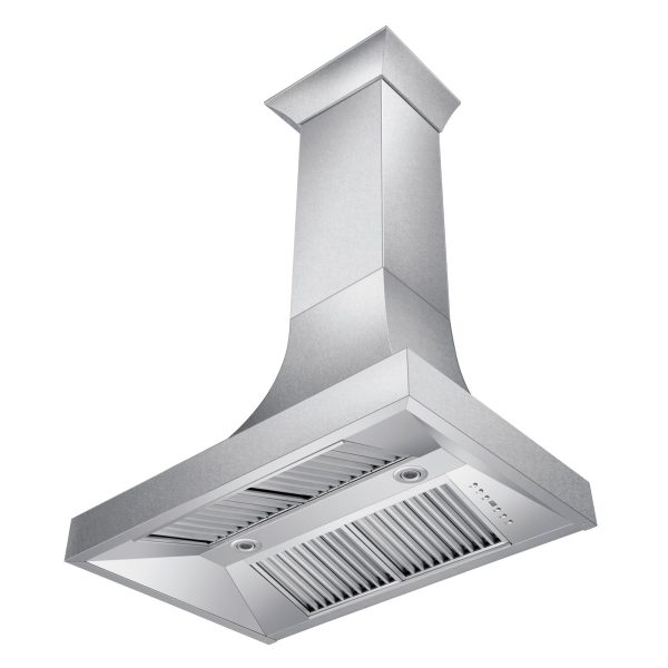 ZLINE Designer Series Fingerprint Resistant Stainless Steel Wall Range Hood (8632S) Online Hot Sale