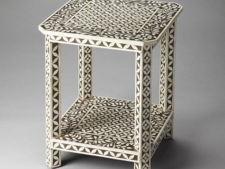 Butler Amelia Brown Bone Inlay Side Table Supply