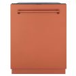 ZLINE 24 in. Monument Series 3rd Rack Top Touch Control Dishwasher in Copper with Stainless Steel Tub, 45dBa (DWMT-C-24) Cheap