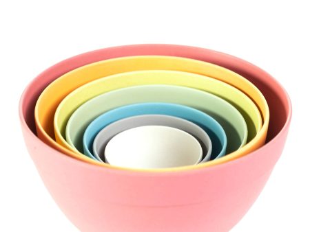 Bamboo Nesting Bowl Set Pastel Supply