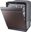 Samsung - Linear Wash 24  Top Control Built-In Dishwasher with AutoRelease Dry, 39 dBA - Tuscan Stainless Steel - open_box Hot on Sale