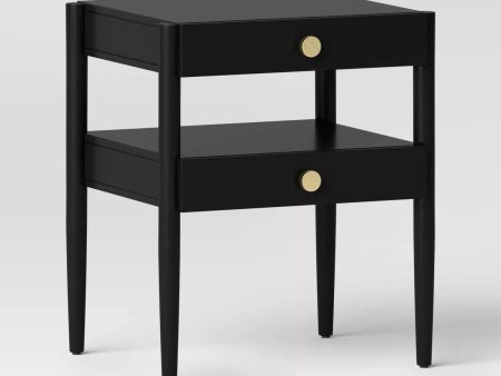 Nightstand Charcoal Gray on Sale