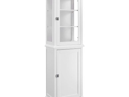 Scarsdale Tall Bathroom Cabinet — White Online