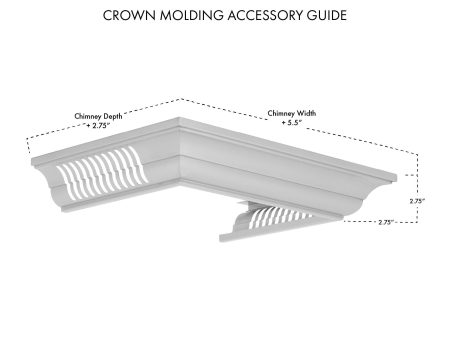 ZLINE Crown Molding in Stainless Steel with Built-in Bluetooth Speakers (CM6-BT-KF1 KF2) Online Hot Sale