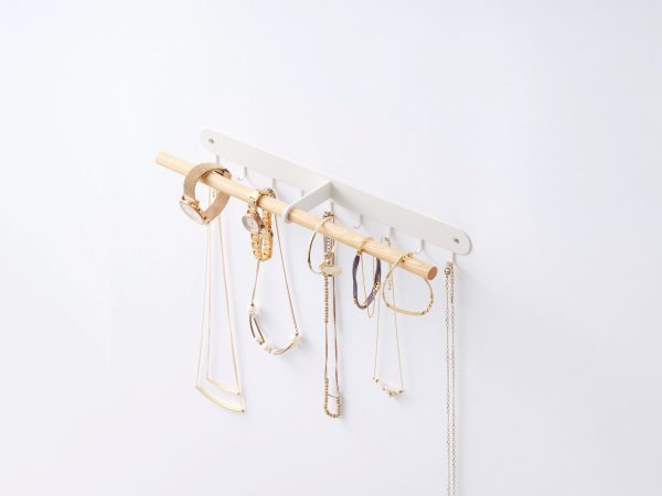 Wall-Mounted Jewelry Rack - Steel + Wood Online